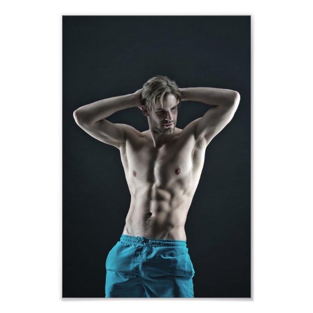 Poster d'un gars chaud Mr Blue Shorts (Devant)