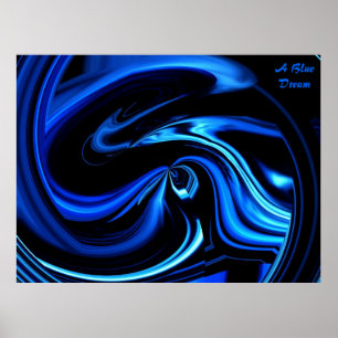 Poster d'un rêve bleu