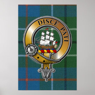 Poster Duncan Tartan & Badge