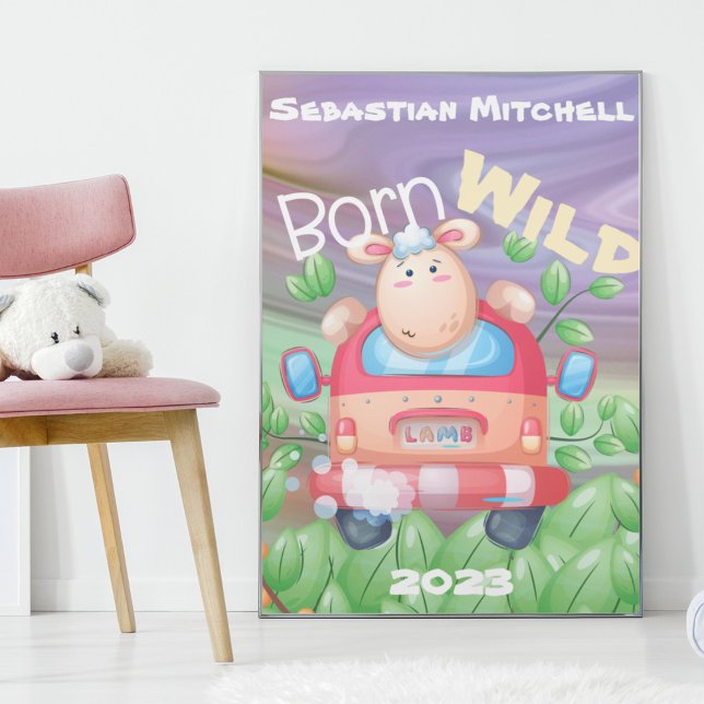 Poster d'une chambre pour enfants sauvages Born av (Créateur téléchargé)