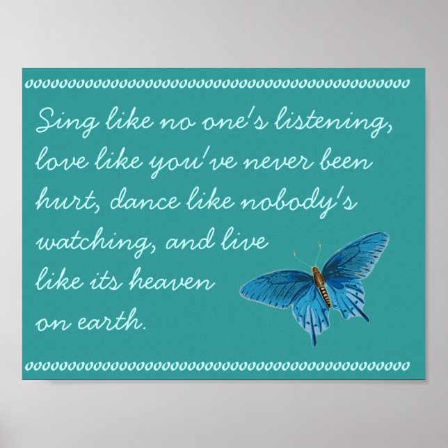 Poster d'une chanson (Devant)