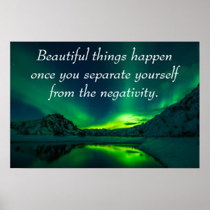 Poster d'une citation d'affirmation positive