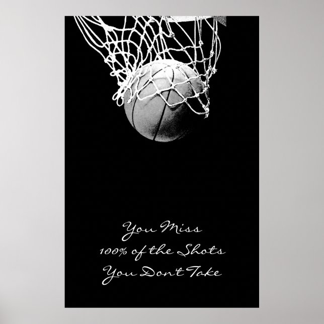 Poster d'une citation de Basket-ball de grande pop (Devant)