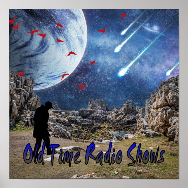 Poster d'une émission de radio ancienne (Devant)