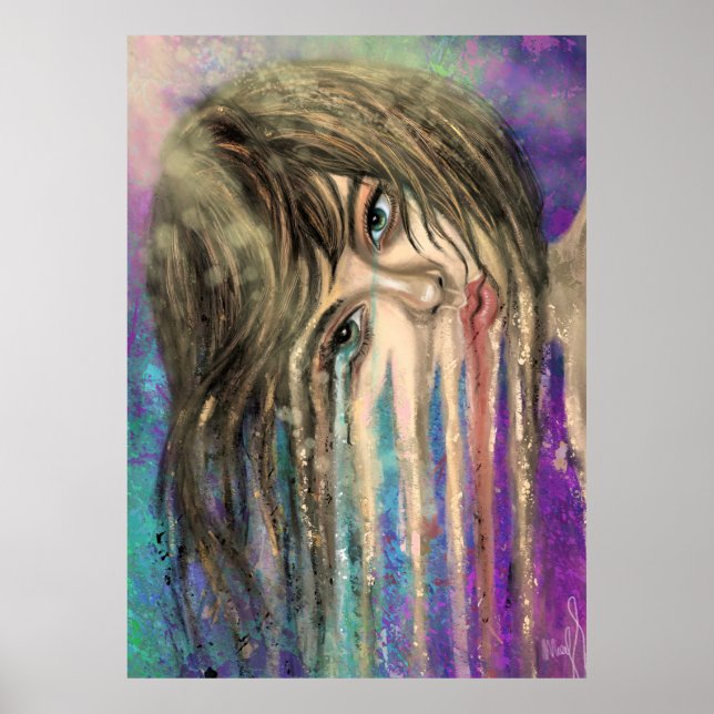 Poster d'une femme fondante (Devant)