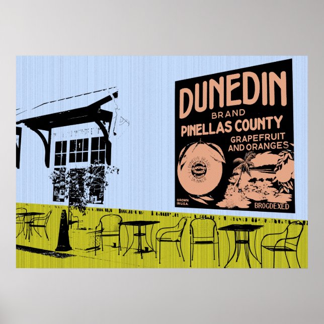 Poster Dunedin, Floride - photos touristiques (Devant)