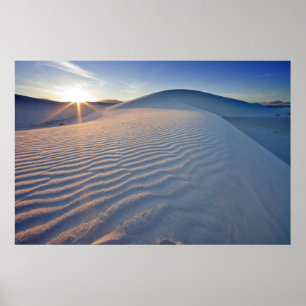 Poster Dunes de sable à White Sands National Monument en 