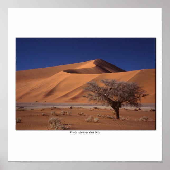 Poster Dunes de sable de Sossussvlei (Devant)