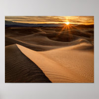 Dunes de sable doré, Death Valley, CA