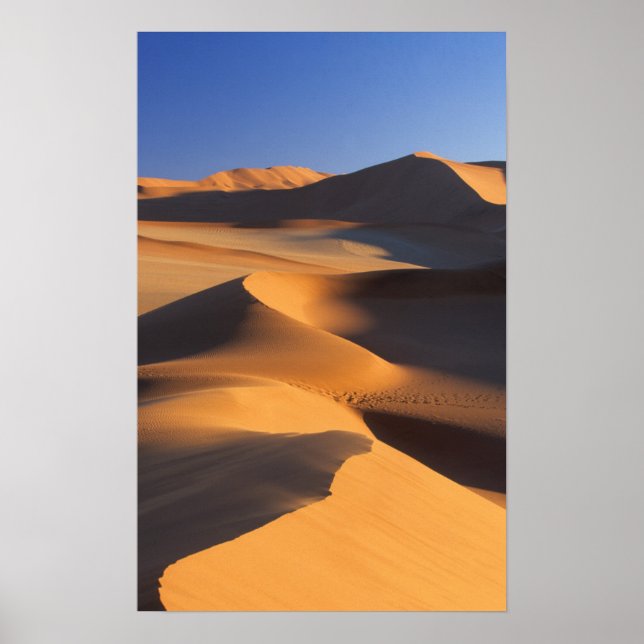 Poster Dunes du désert, Sossusvlei, Namib-Naukluft (Devant)