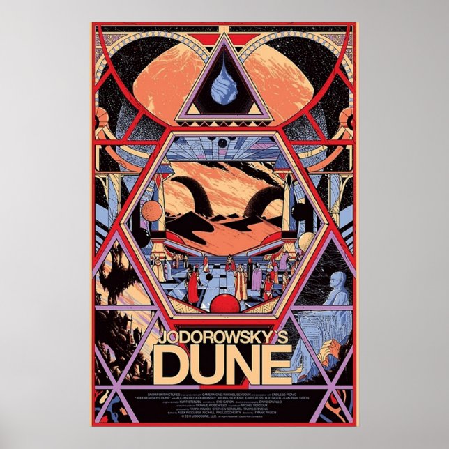 Poster Dunes Jodorowskys (Devant)