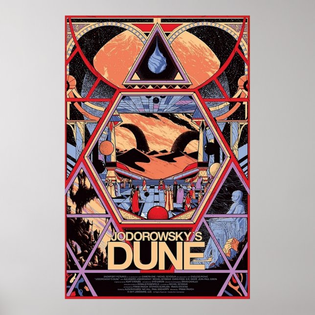 Poster Dunes Jodorowskys (Devant)