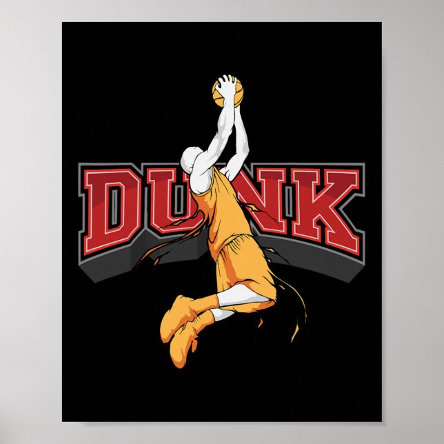 Poster Dunking Bysketbyll (Devant)