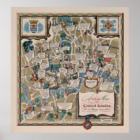 Dunlop map- Literary Landmarks de Londres