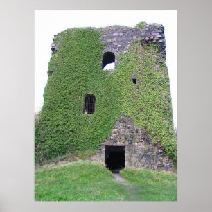 Poster Dunollie Castle Oban Bay, Écosse