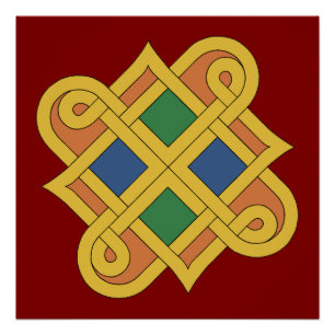 Poster Durrow Knotwork 2016