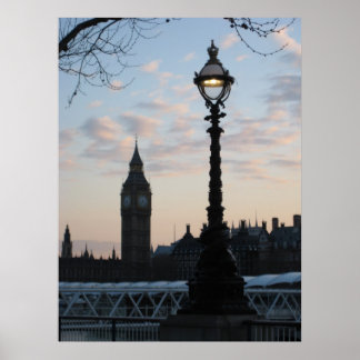 Poster Dusk sur la Tamise