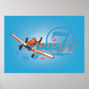 Poster Dusty - Comme un Champion !