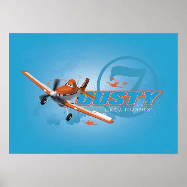 Poster Dusty - Comme un Champion ! (Devant)