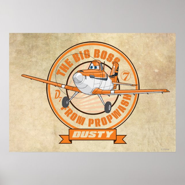 Poster Dusty - Le grand patron de Propwash (Devant)