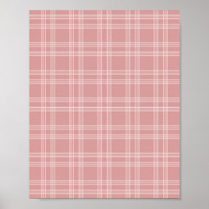 Poster Dusty Rose En vichy