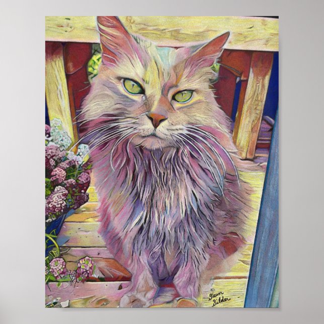 Poster Dutchess Halas Farm Cat (Devant)