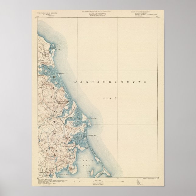 Poster Duxbury, Massachusetts (Devant)