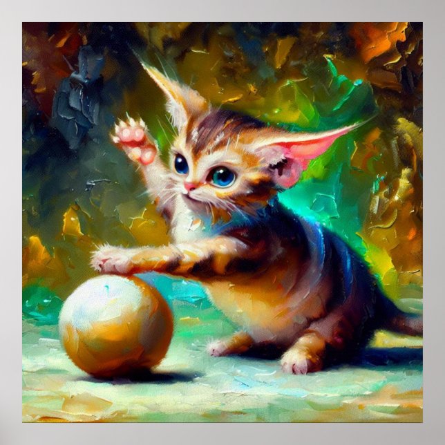 Poster Dwelf Cat (Devant)