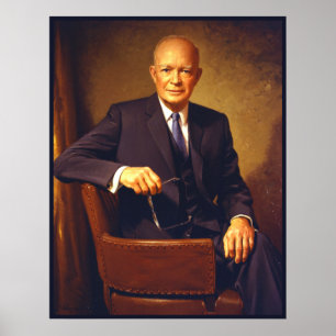 Poster Dwight D. Eisenhower Portrait présidentiel