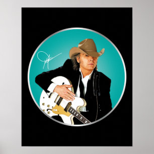 Poster Dwight Yoakam Signature Cadeau Pour Fans.png