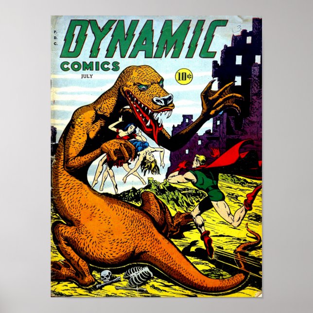 Poster DYNAMIC COMICS Cool DYNAMIC Comic Book Cover Art (Devant)
