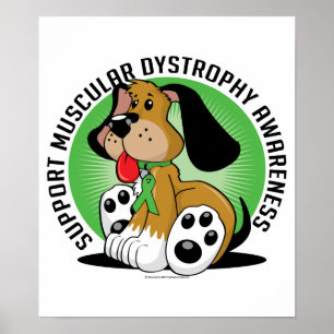 Poster Dystrophie musculaire Chien