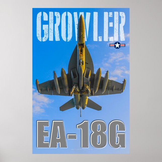 POSTER EA-18G GROWLER (Devant)