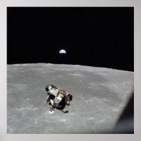 Poster Eagle Ascent Stage 24"x24"