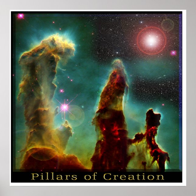 Poster Eagle Nebula (Devant)