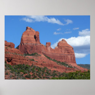 Poster Eagle Rock I Sedona Arizona Photographie de voyage