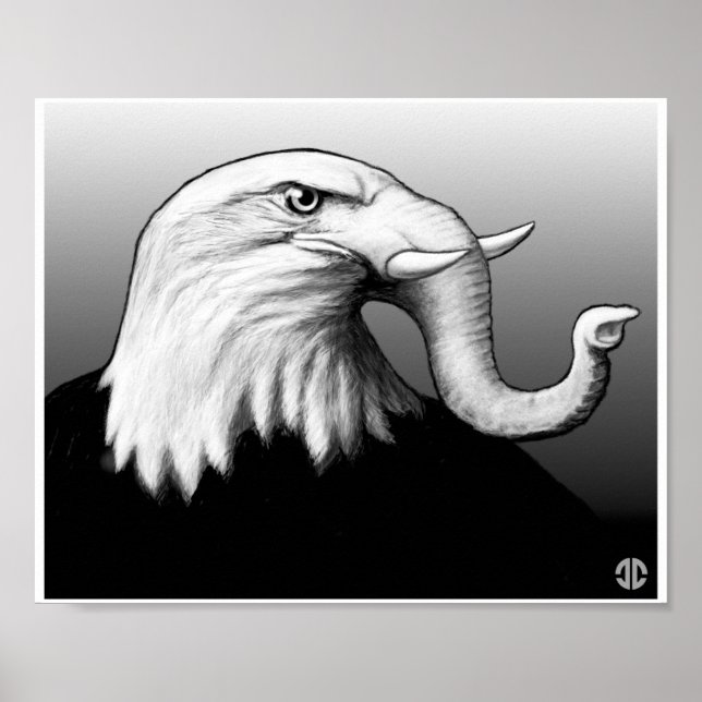 Poster Eaglephant (Devant)