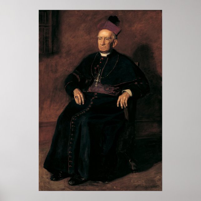 Poster Eakins - Archevêque William Henry Elder (Devant)