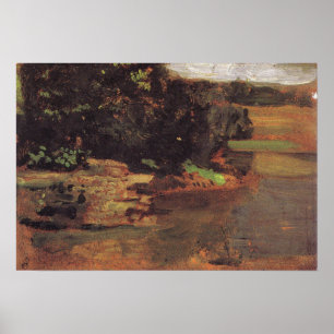 Poster Eakins - Étude Pour Le Trou De Baignade