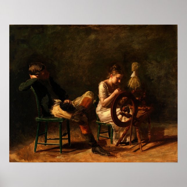 Poster Eakins - La Cour (Devant)