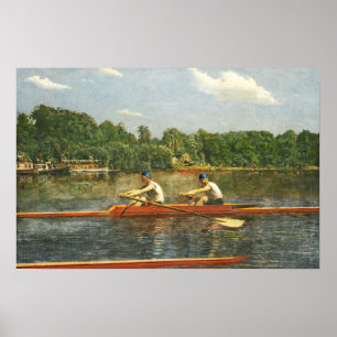 Poster Eakins - La course des frères Biglin