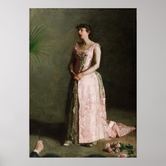 Poster Eakins - Le chanteur de concert (Devant)