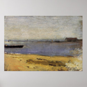 Poster Eakins - Scène du fleuve Delaware 1881