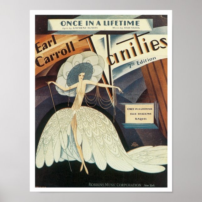 Poster Earl Carroll Vanities Couverture du carnet de chan (Devant)