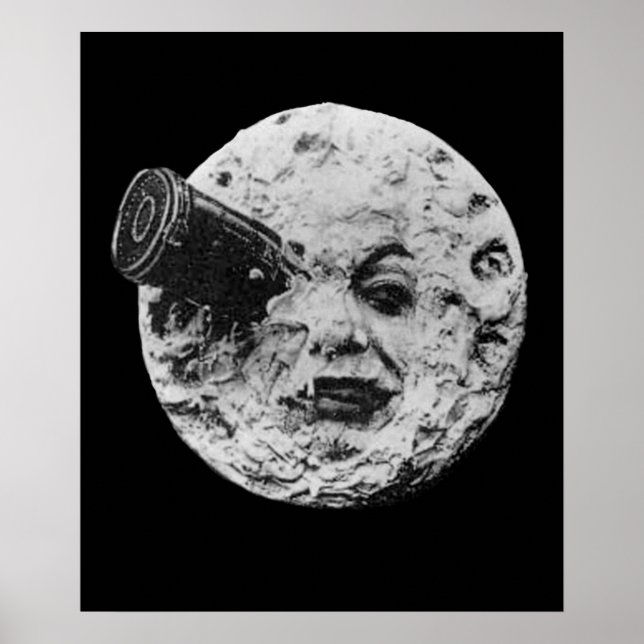 Poster EARLY CINEMA A Trip to the Moon By Georges Melies  (Devant)