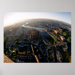 Poster Early Morning Over Bristol.