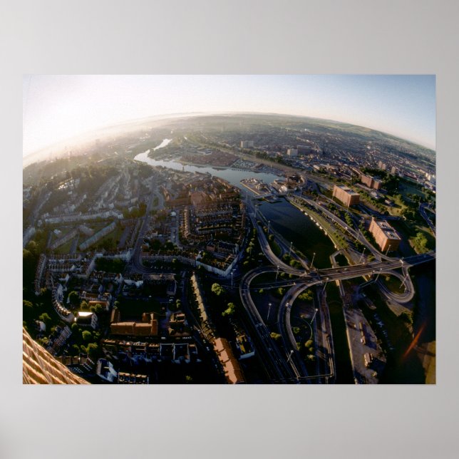 Poster Early Morning Over Bristol. (Devant)