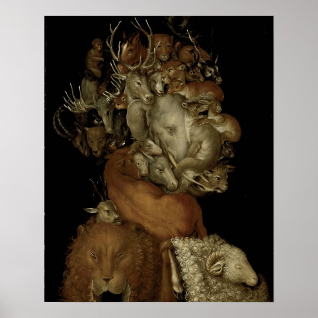 Poster Earth, c.1570 (huile sur panneau) (Devant)