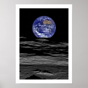 Poster Earth Moonscape