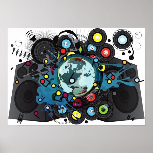 Poster Earth_Music (Devant)